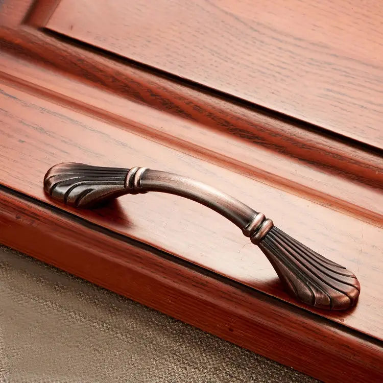 6029-96 Solid Wood Furniture Cabinet Handle Red Bronze Handles 6029-96 - 6029-96
