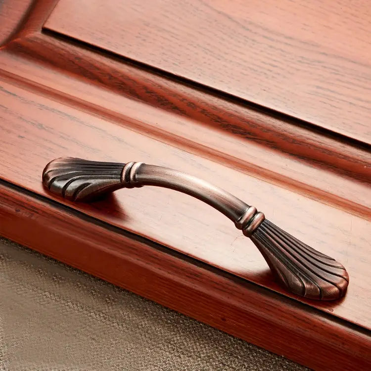 6029-96 Solid Wood Furniture Cabinet Handle Red Bronze Handles 6029-96 - 6029-96