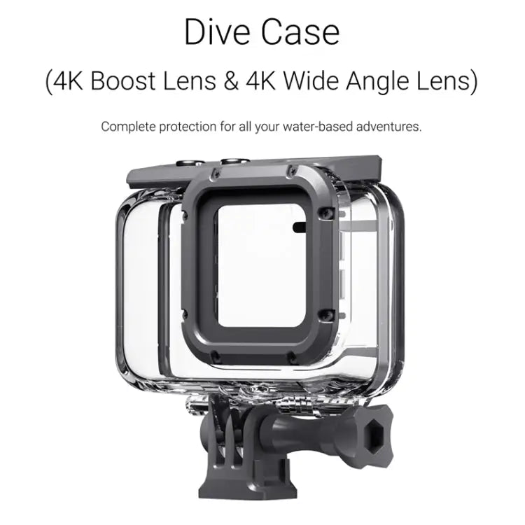 60m Underwater Depth Diving Case Waterproof Camera Housing for Insta360 One RS 4K For Insta360 One RS 4K - For Insta360