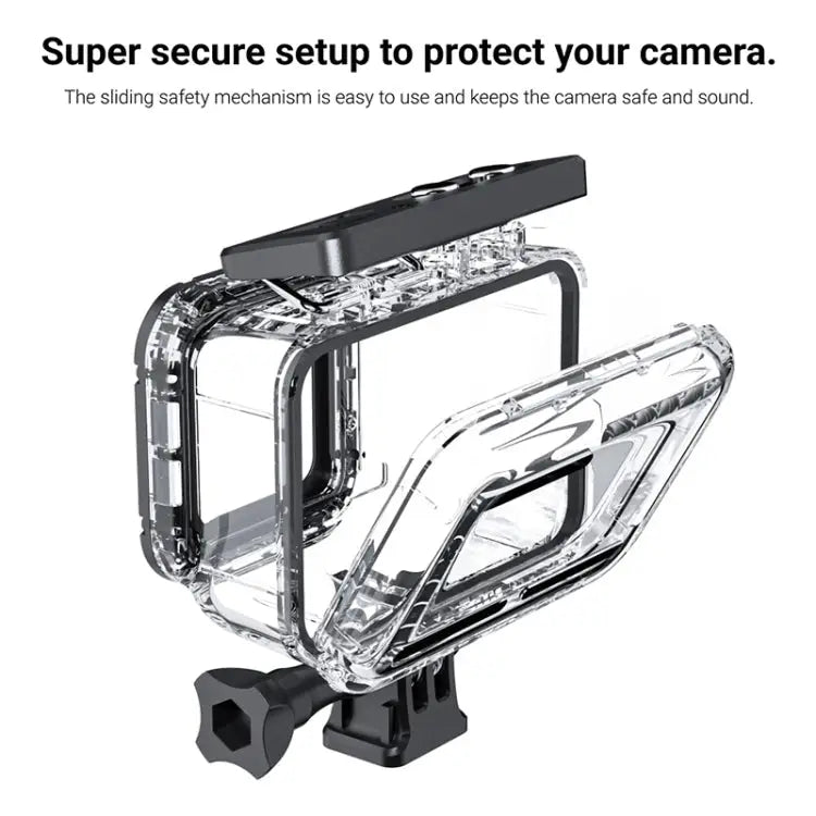 60m Underwater Depth Diving Case Waterproof Camera Housing for Insta360 One RS 4K For Insta360 One RS 4K - For Insta360
