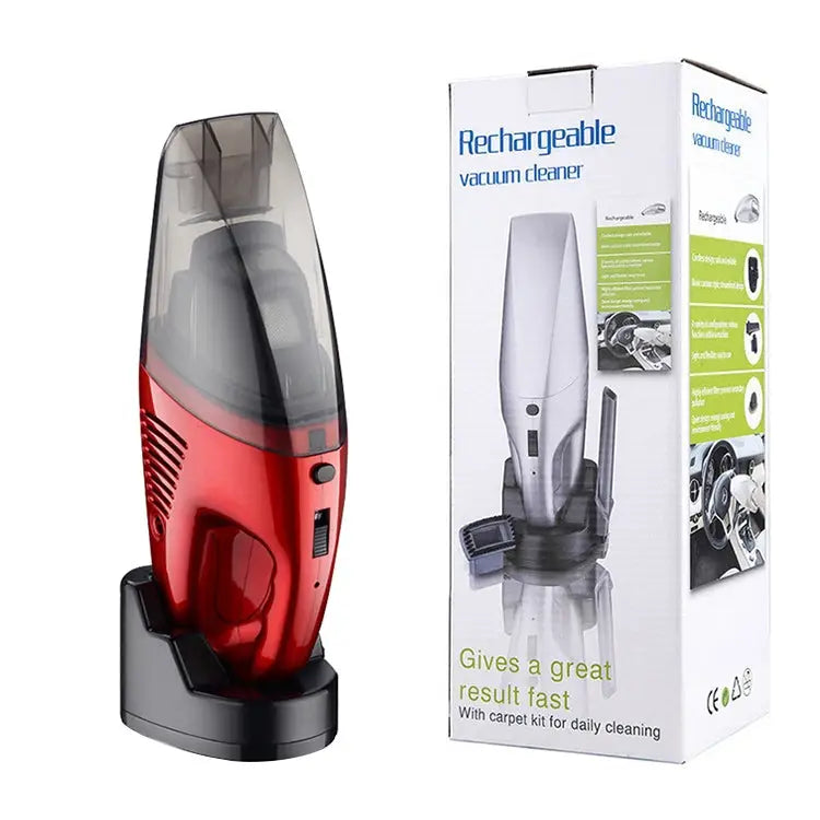 60W Rechargeable Car Household Portable Handheld Wireless Dry Wet Used Vacuum Cleaner EU Plug 60W - 60W