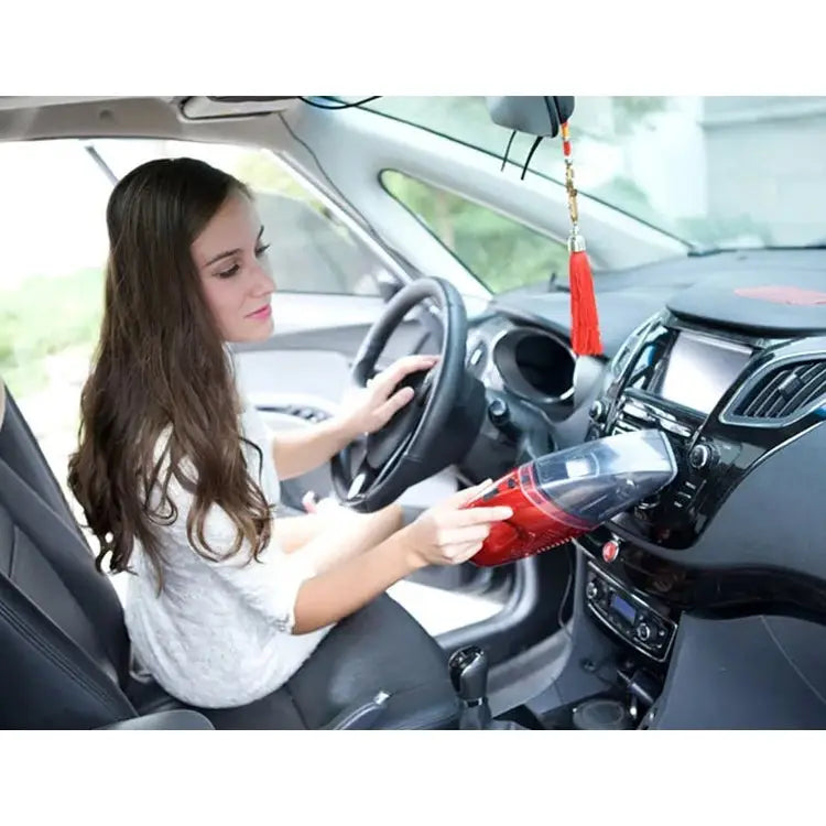 60W Rechargeable Car Household Portable Handheld Wireless Dry Wet Used Vacuum Cleaner EU Plug 60W - 60W