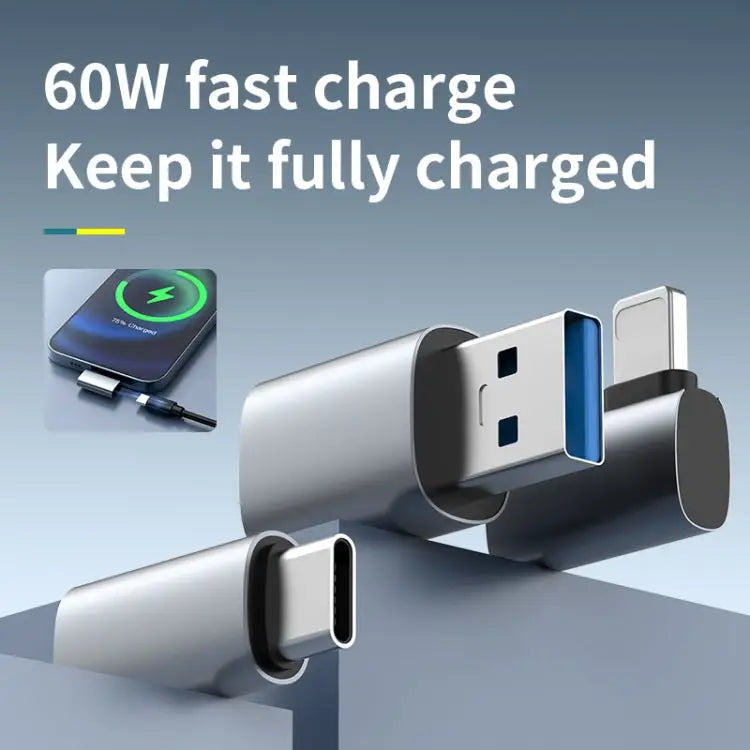60W USB to USB-C/Type-C Female Charging Transfer Adapter USB to Type-C - USB to Type-C - Apple Accessories