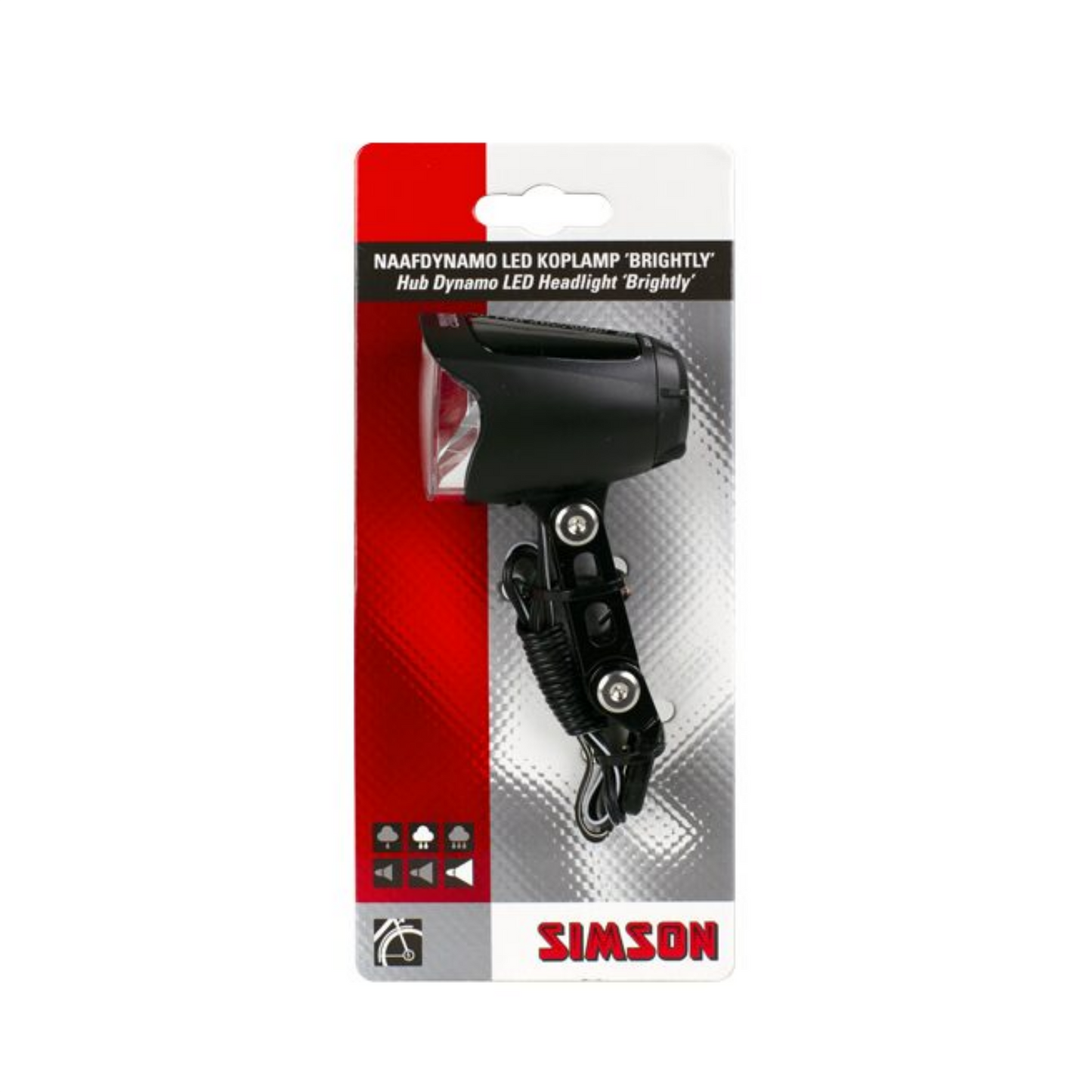 RE0804A Simson Naafd. koplamp Brightly
