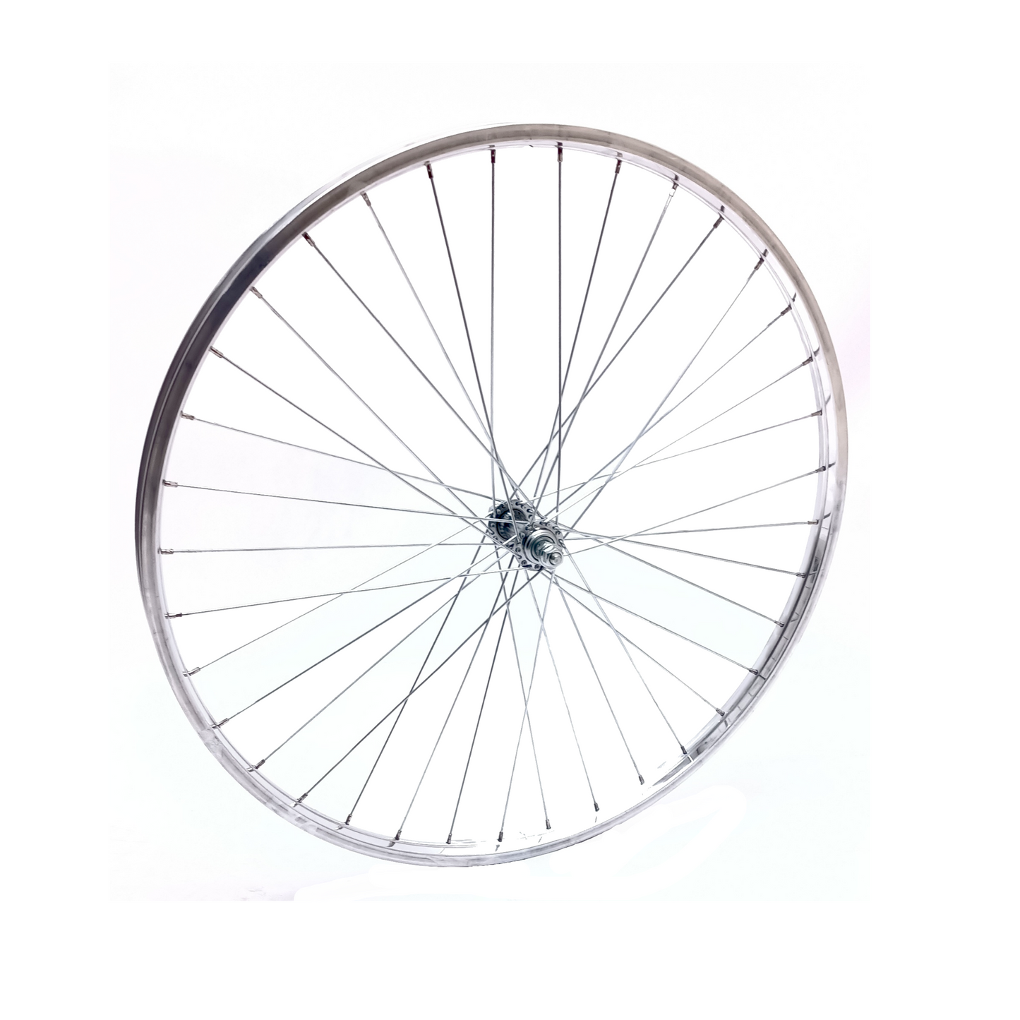 Z Voorwiel 28x1 5/8x1 3/8 alu, polished