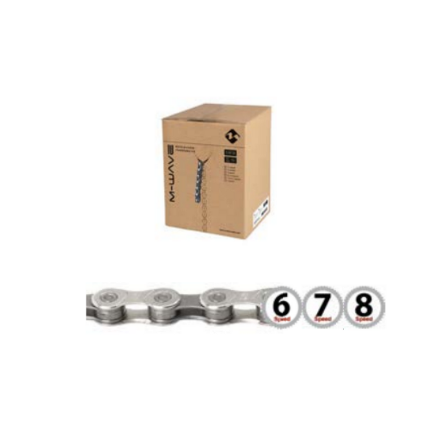 FF0901A Ketting M-wave 6-8 speed WP
