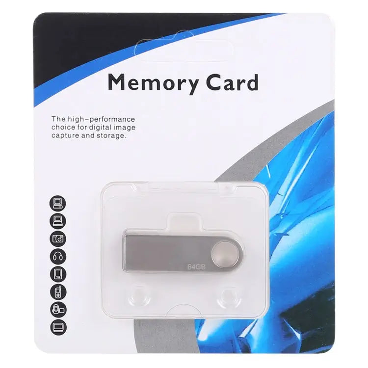 64GB Metal USB 2.0 Flash Disk 64GB - 64GB