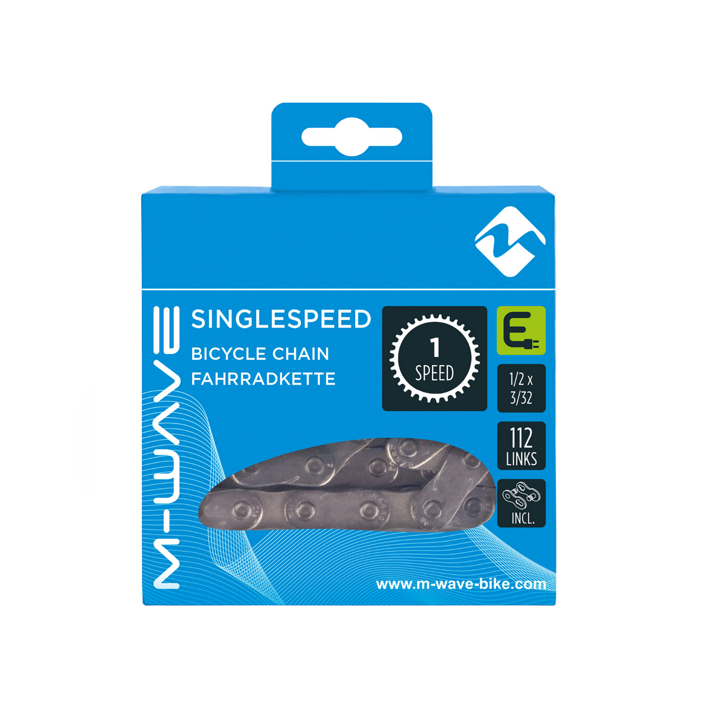 BA0601A Ketting M-wave 1 speed E-bike