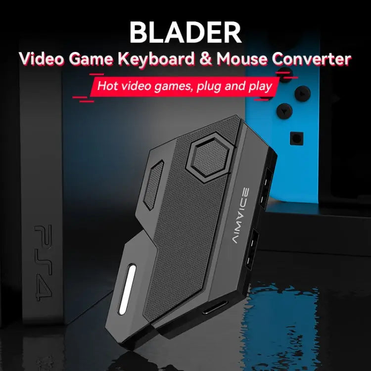 7 in 1 Video Game Converter Keyboard Mouse Converter Shooting Game Auxiliary Tool 7 in 1 Video Game Converter - 7 in 1