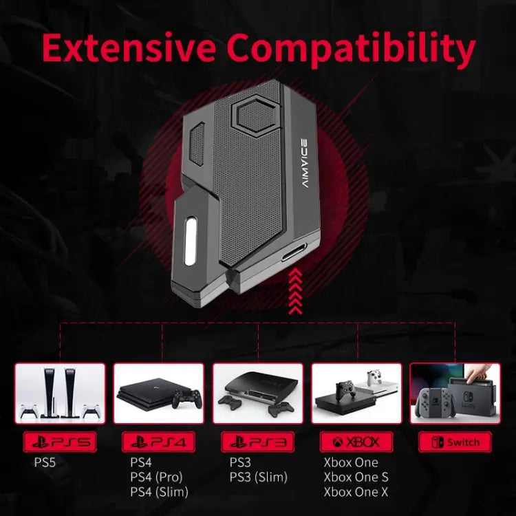 7 in 1 Video Game Converter Keyboard Mouse Converter Shooting Game Auxiliary Tool 7 in 1 Video Game Converter - 7 in 1