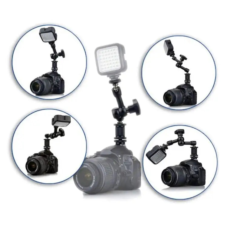 7 inch Adjustable Friction Articulating Magic Arm + Large Claws Clips 7 inch Magic Arm + Claws Clips - 7 inch Magic Arm