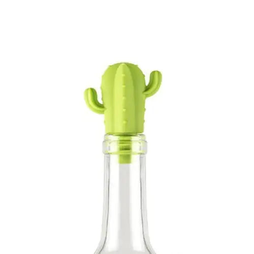 7 PCS Creative Cactus Silicone Wine Bottle Stopper + Wine Glass Marker Set 7 in 1 Wine Bottle Stopper - 7 in 1 Wine
