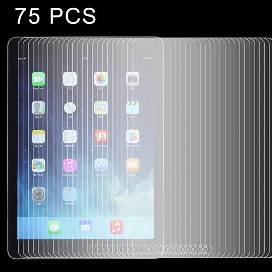 75 PCS LOPURS 0.4mm 9H+ Surface Hardness 2.5D Explosion-proof Tempered Glass Film for New iPad (iPad 3) / iPad 4 / iPad