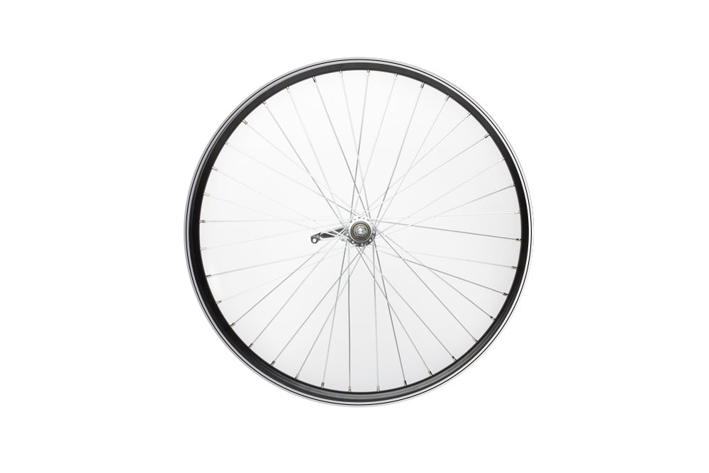 Z Wiel 26 inch achter alu zwart Hoog/KT