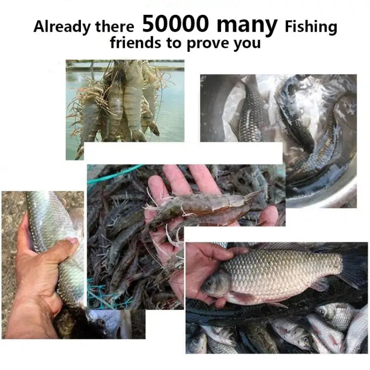8 Holes Automatic Foldable Fishing Net Nylon Shrimp Crab Minnow Trap Fish Cast Net Fishing Tackle 8 Holes - 8 Holes