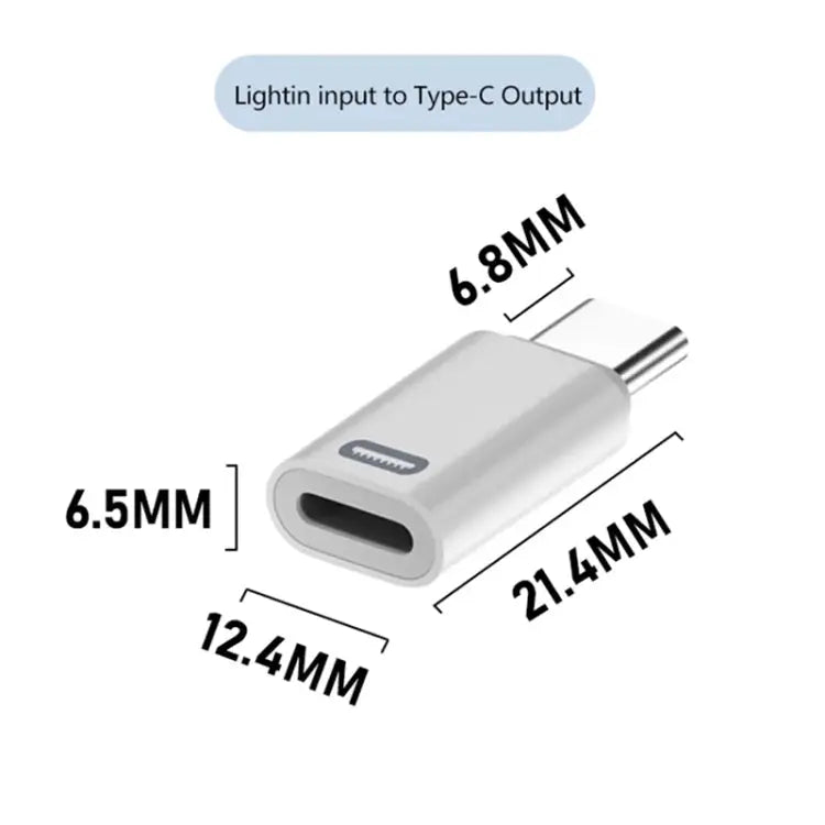 8 Pin Female to USB-C / Type-C Male Adapter Gen3 Supports PD Fast Charging Gen3 - Gen3 - Apple Accessories