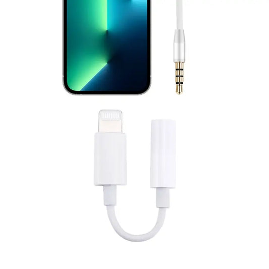 8 Pin Male to 3.5mm Female Audio Adapter Cable Need to Connect Bluetooth Length: about 7.5cm - Support Bluetooth
