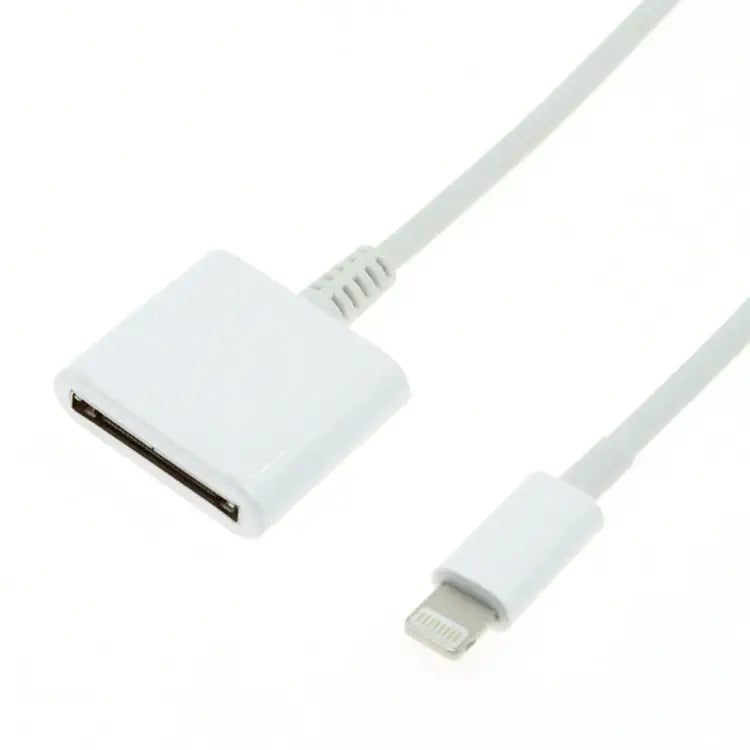 8 Pin Male to 30 Pin Female Sync Data Cable Adapter Cable Length: 14cm - 14cm 8 Pin Male to 30 Pin