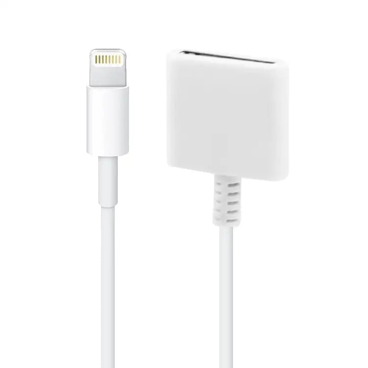 8 Pin Male to 30 Pin Female Sync Data Cable Adapter Cable Length: 14cm - 14cm 8 Pin Male to 30 Pin