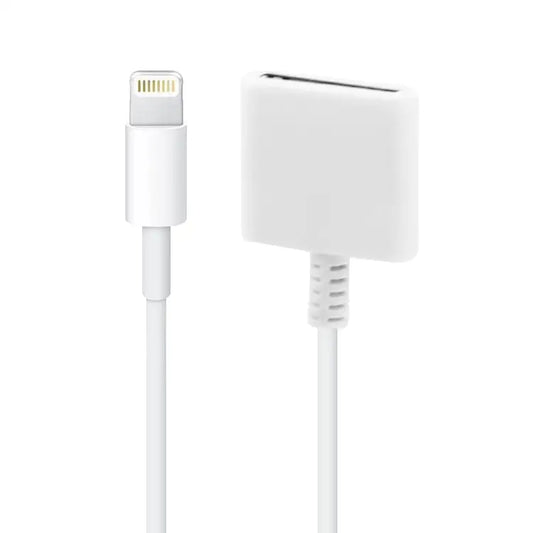 8 Pin Male to 30 Pin Female Sync Data Cable Adapter Cable Length: 14cm - 14cm 8 Pin Male to 30 Pin