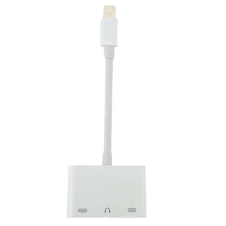 8 Pin Male to Dual 8 Pin Female & 3.5mm Female Audio Adapter