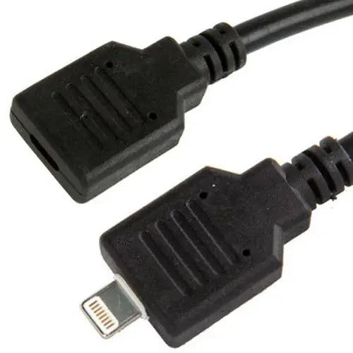 8 Pin Male to Female 22 Core Extension Cable Cable Length: 1m - Black