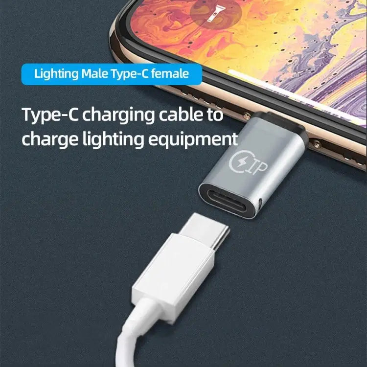8 Pin Male to USB-C / Type-C Female Charging Adapter Support Data Transmission 8 Pin Male - 8 Pin Male