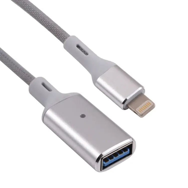 8 Pin Male to USB Female OTG Camera Adapter Compatible with IOS 13 or Above