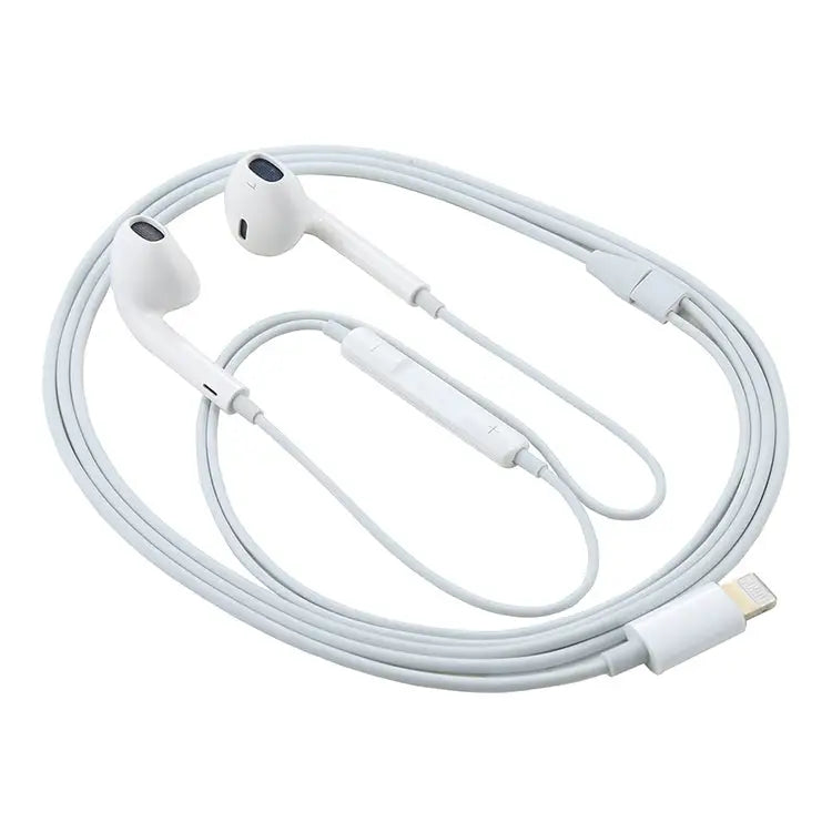 8 Pin Plug Wired Earphone Support Calls and Music Cable Lengrh: 1.2m - Support Music And Calls