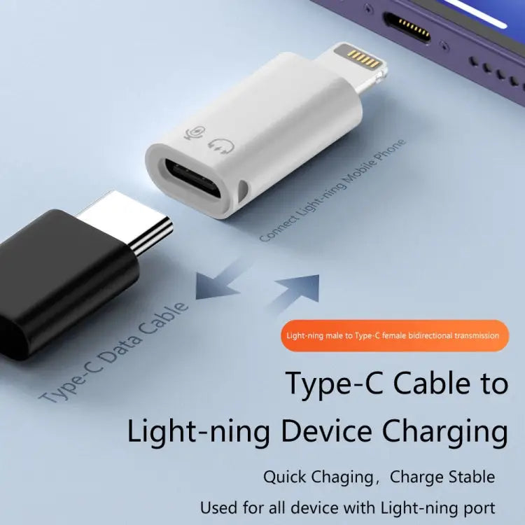 8 Pin to USB-C / Type-C OTG Adapter 8 Pin to USB-C / Type-C - 8 Pin to USB-C / Type-C - Apple Accessories