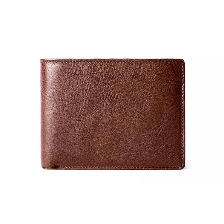 8016 Retro Cowhide Leather Multiple Card Slots Wallet for Men with Removable Card Holder 8016 - 8016