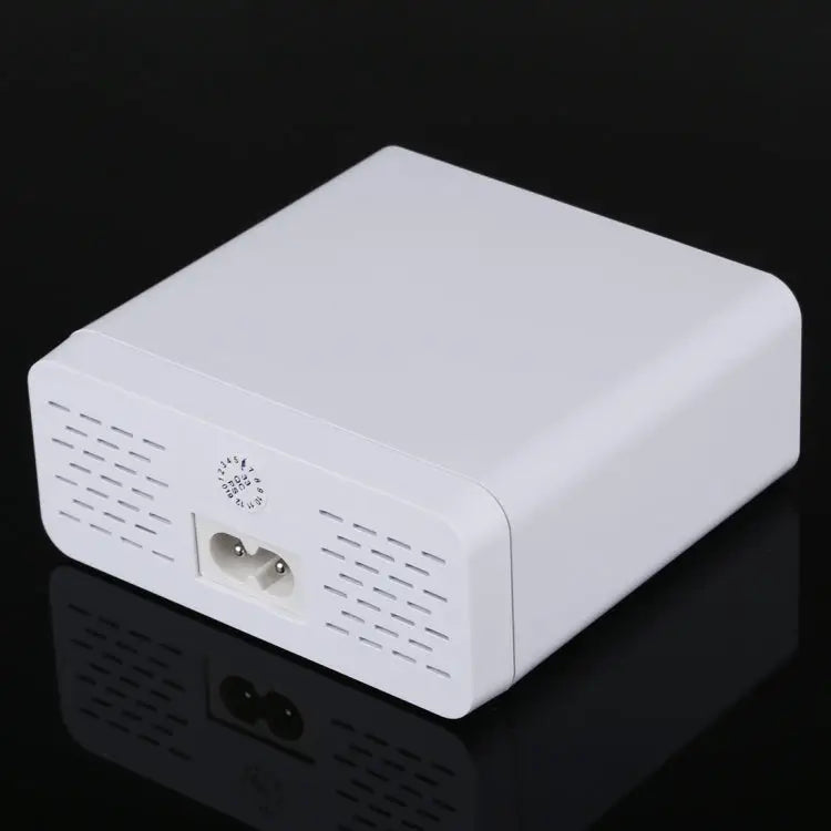 899 30W QC 3.0 6 USB Ports Fast Charger with LCD Digital Display EU Plug - 899