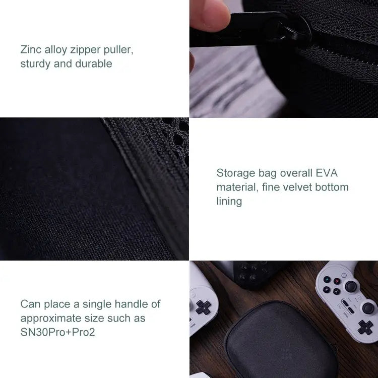 8Bitdo Gamepad Storage Bag for SN30 PRO 2 / SN30 PRO+ For SN30 PRO 2 / SN30 PRO+ - For SN30 PRO 2 / SN30 PRO+