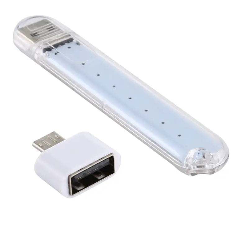 8LEDs 5V 200LM USB LED Book Light Portable Night Light with Micro Adapter with Micro Adapter