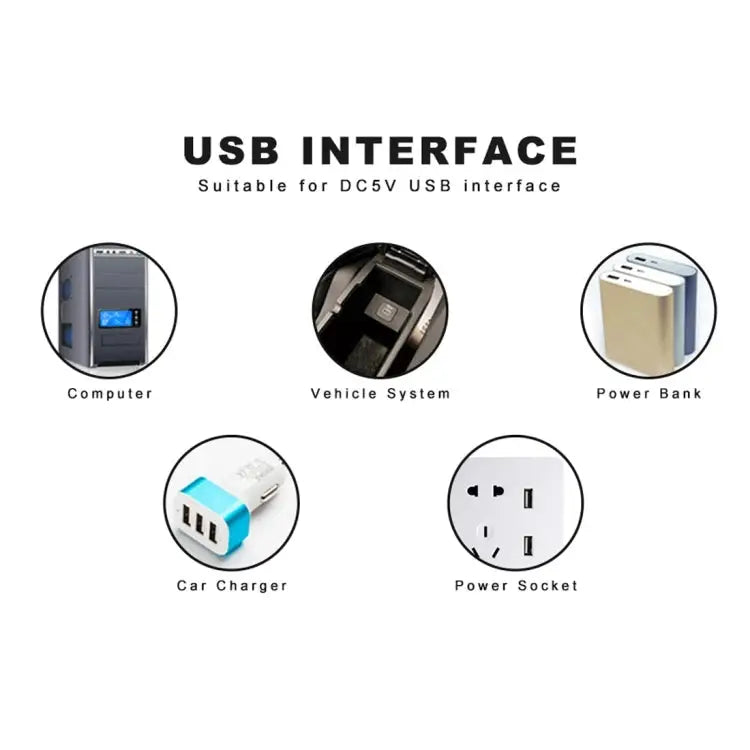 8LEDs 5V 200LM USB LED Book Light Portable Night Light with Micro Adapter with Micro Adapter