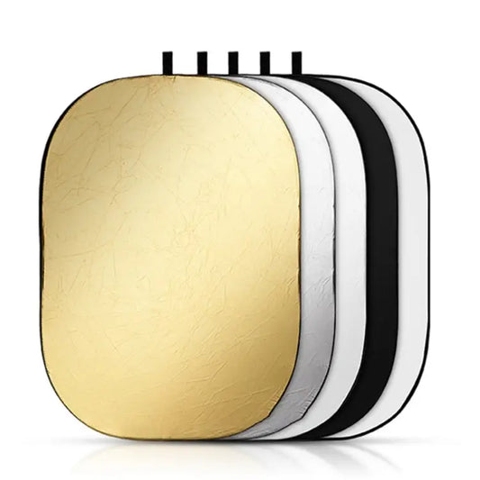 90 x 120cm 5-in-1 Silver / Soft / Gold / White / Black Folding Photo Studio Reflector Board 5 in 1 90 x 120cm - 5 in 1
