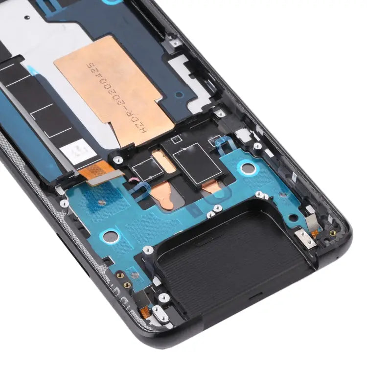 90Hz AMOLED Material LCD Screen and Digitizer Full Assembly with Frame for Asus Zenfone 7 Pro / Zenfone 7 ZS670KS