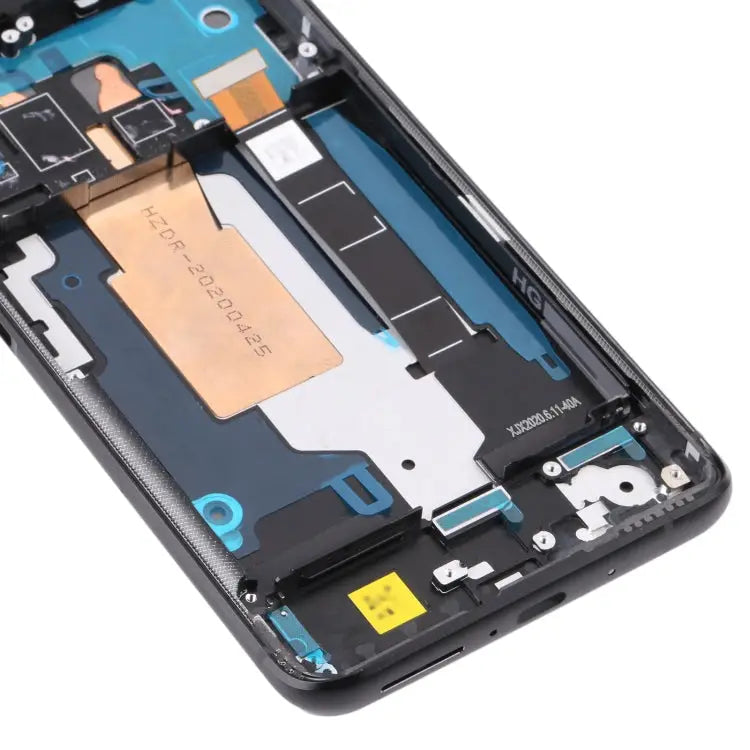 90Hz AMOLED Material LCD Screen and Digitizer Full Assembly with Frame for Asus Zenfone 7 Pro / Zenfone 7 ZS670KS