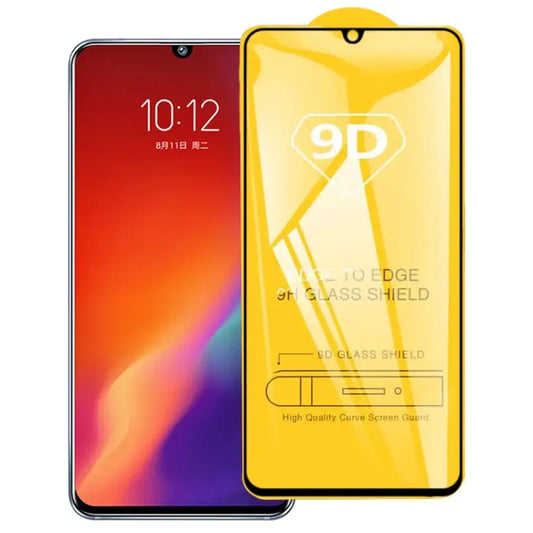 9D Full Glue Full Screen Tempered Glass Film For Vivo Z6 For Galaxy Note 10 Lite - For Vivo Z6 - Mobile Accessories