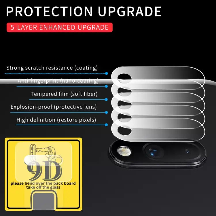 9D Transparent Rear Camera Lens Protector Tempered Glass Film For OnePlus 7 For OnePlus 7 Pro For OnePlus 7T
