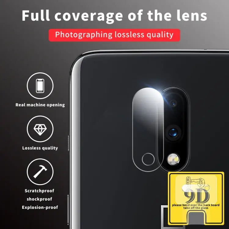 9D Transparent Rear Camera Lens Protector Tempered Glass Film For OnePlus 7 For OnePlus 7 Pro For OnePlus 7T
