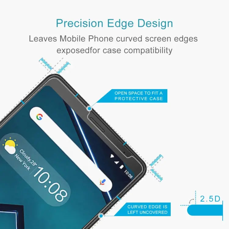 9H 2.5D Anti-scratch Tempered Glass Film for Lenovo Tab V7