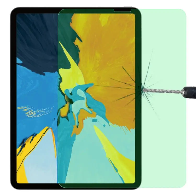 9H 2.5D Eye Protection Green Light Explosion-proof Tempered Glass Film For iPad 9.7 2018 For iPad 10.2 For iPad Mini 3