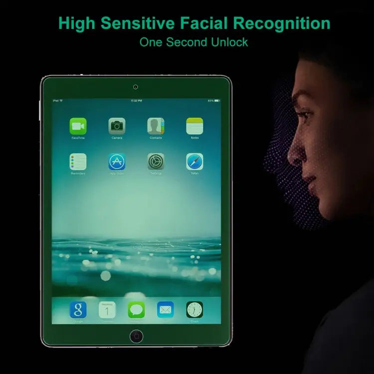 9H 2.5D Eye Protection Green Light Explosion-proof Tempered Glass Film For iPad 9.7 2018 For iPad 10.2 For iPad Mini 3
