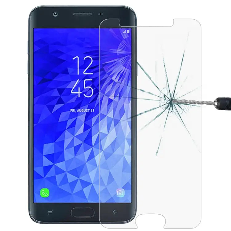 9H 2.5D Tempered Glass Film for Galaxy J7 (2018) For Galaxy J7 (2018) - For Galaxy J7 (2018)