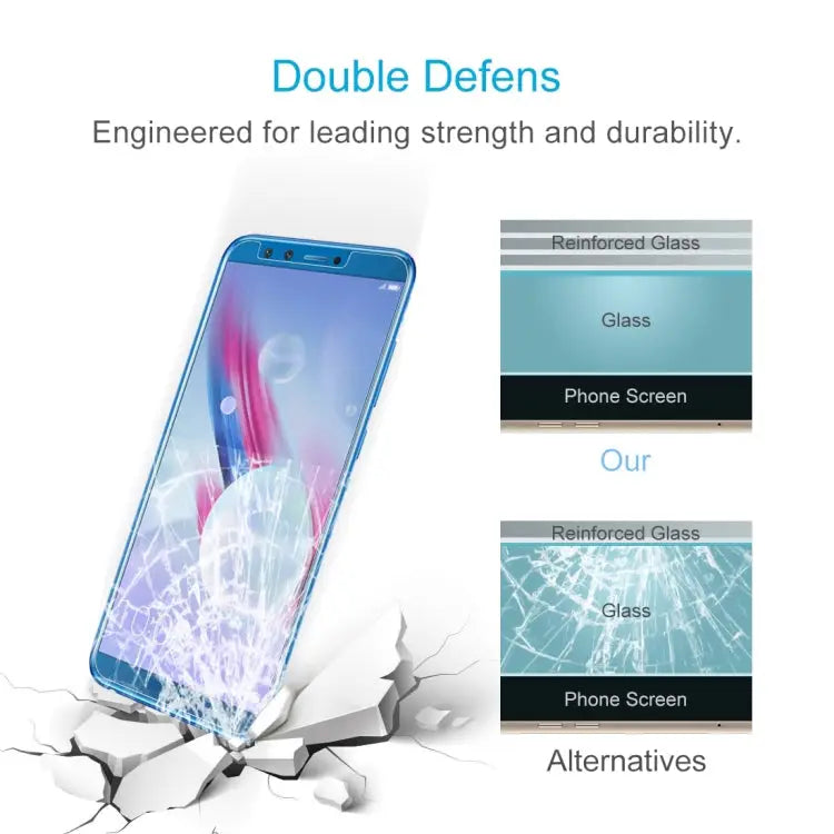 9H 2.5D Tempered Glass Film for Huawei Honor 9 Lite For Honor 9 Lite (1 PCS) - For Honor 9 Lite (1 PCS)