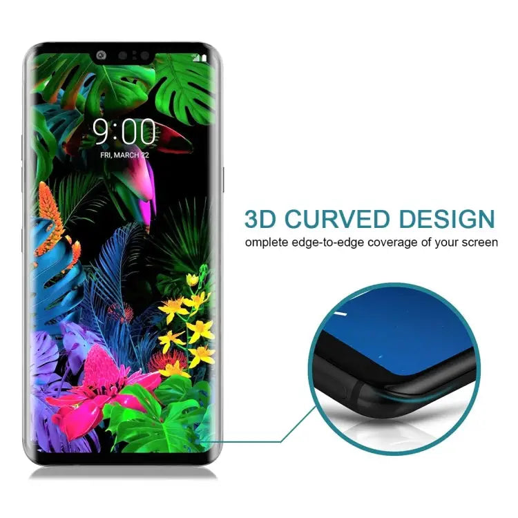 9H 3D Full Screen Tempered Glass Film for LG G8 ThinQ For LG G8 ThinQ(1 PC) - For LG G8 ThinQ(1 PC)