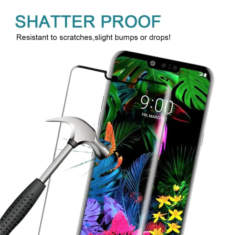 9H 3D Full Screen Tempered Glass Film for LG G8 ThinQ For LG G8 ThinQ(1 PC) - For LG G8 ThinQ(1 PC)