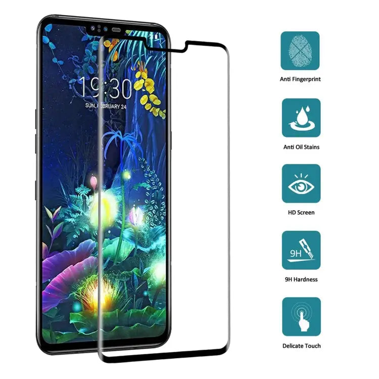 9H 3D Full Screen Tempered Glass Film for LG V50 ThinQ 5G For LG V50 ThinQ 5G(1 PC) - For LG V50 ThinQ 5G(1 PC)