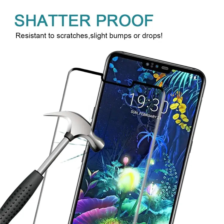 9H 3D Full Screen Tempered Glass Film for LG V50 ThinQ 5G For LG V50 ThinQ 5G(1 PC) - For LG V50 ThinQ 5G(1 PC)